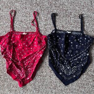 Garage Bandana Tops Size XS